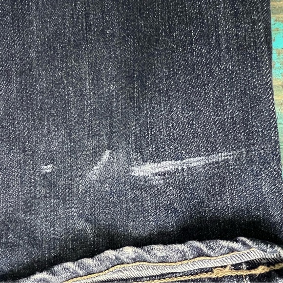 Paige Hollywood Hills Bootcut Jeans Low-Rise Stretch Medium Blue Wash Size 27 - Picture 11 of 16